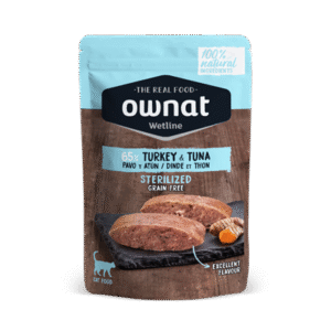Ownat WetLine Gato Sterilized Pavo y Atún 85 Gr