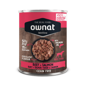 OWNAT WetLine Perro Buey y Salmón 395G