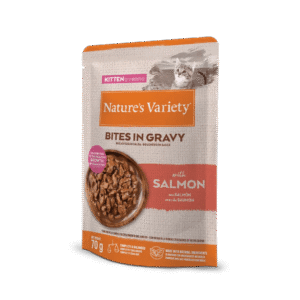 NVW Kitten Bites in Gravy con Salmón