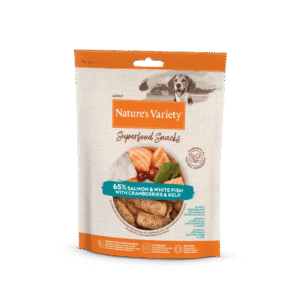 NV SuperFood Snack Salmón y Pescado Blanco 85 Gr