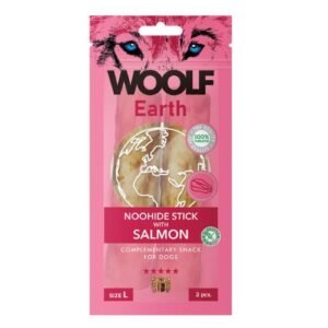 Snack Woolf Earth L Barrita con Salmón 85gr